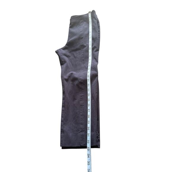 Talbots Navy Blue Career Office Business Chatham Crop Dress Pants Size 8 - Picture 12 of 12